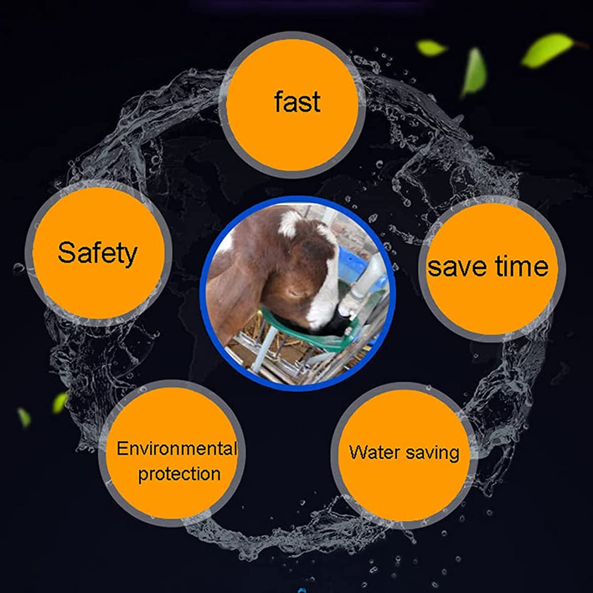 Cuenco De Agua Automático para Ganado 1L, Espese El Abrevadero Ovejas, Abrevaderos Agua para El Ganado Cerdo Ovejas Cabra Ganado De Caballo