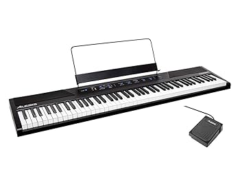 Alesis 88鍵 電子ピアノRECITAL Amazon.co.jp: Alesis 電子ピアノ 88鍵盤 フルサイズ鍵盤 初心者