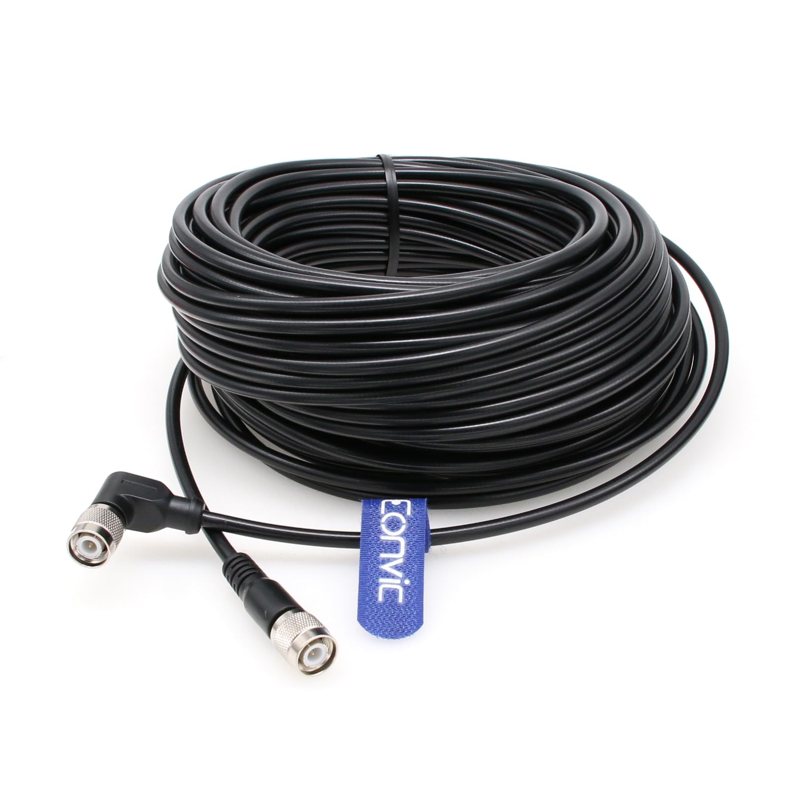 Eonvic Cavo antenna GPS nero TNC a TNC 90 gradi cavo coassiale flessibile RG223 per ricevitori GNSS/GPS (5M Eonvic Cavo antenna GPS nero TNC a TNC 90 gradi cavo coassiale flessibile RG223 per ricevitori GNSS/GPS (5M