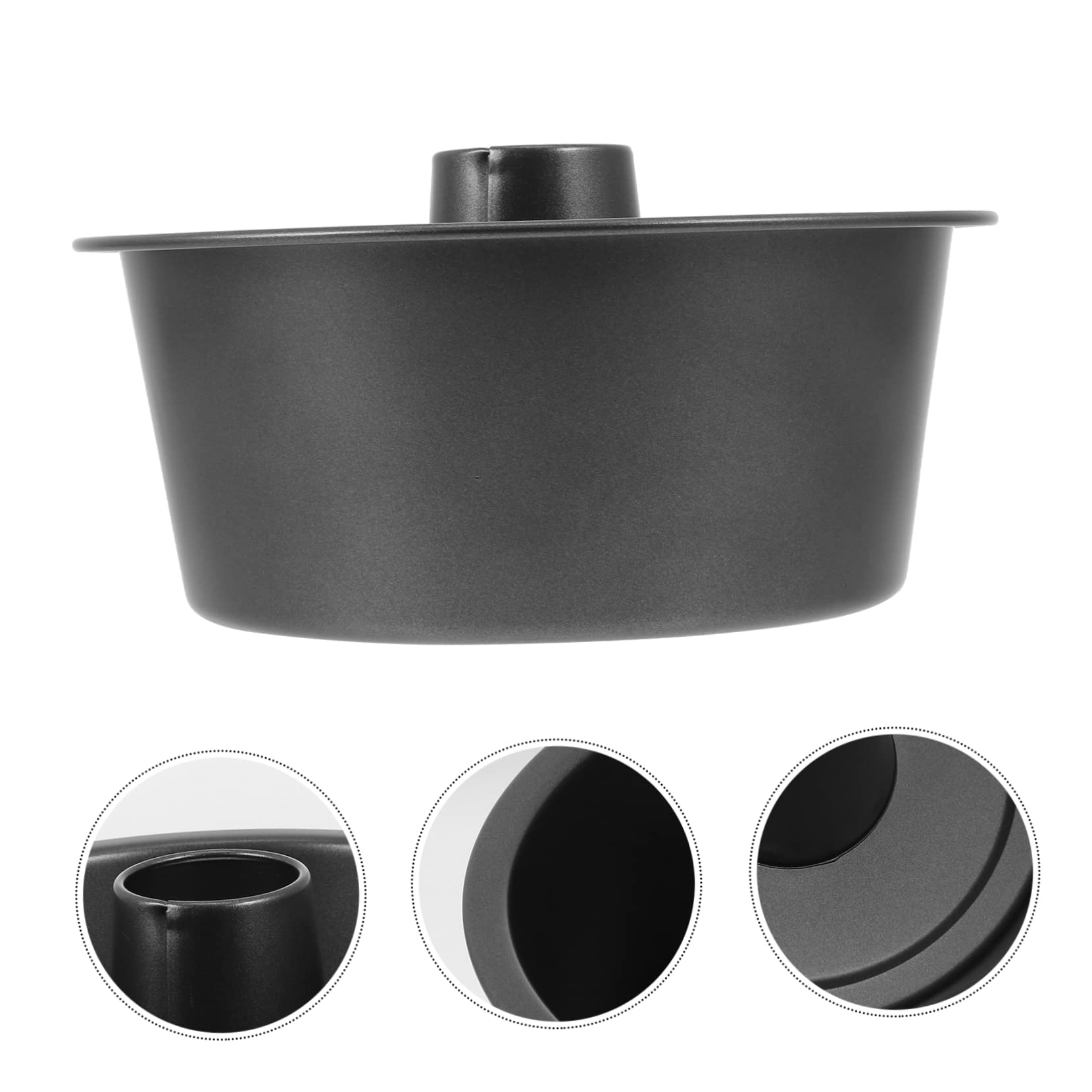 BESTonZON 1pezzi Stampo Rotondo Antiaderente Carbonio Per Torte e Muffin Utensile Da Cucina Pratico e Sicuro Per Dessert Fatti Casa