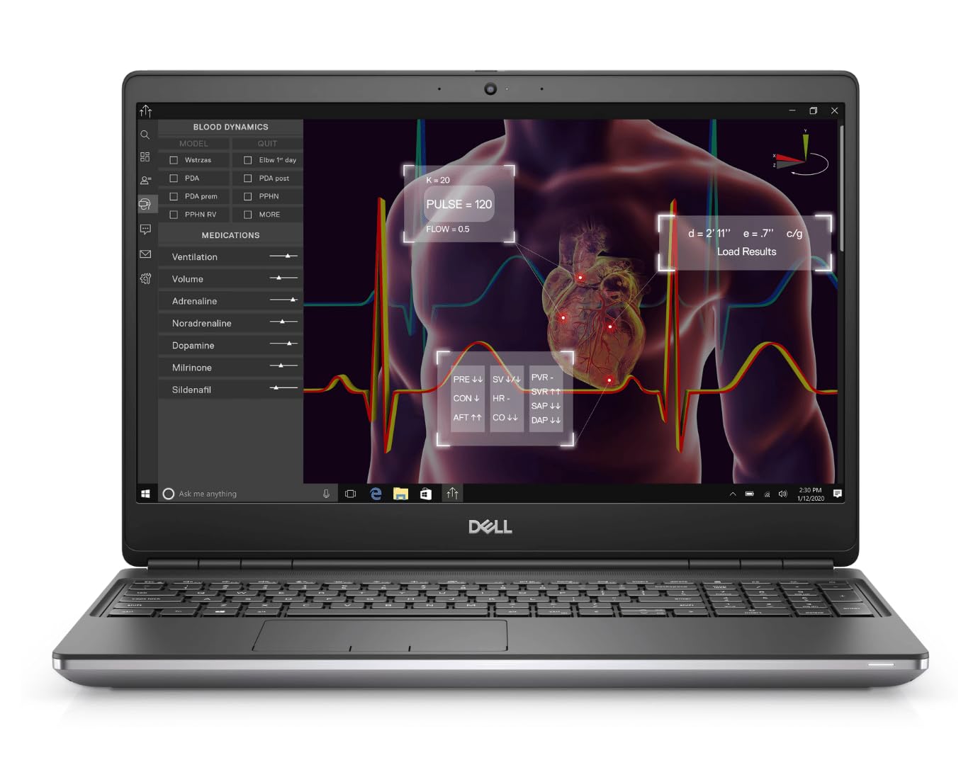 Dell Precision 7550 15,6" 1920 x 1080 Full HD Intel Core i7 10850H 512 GB SSD 32 GB di memoria Windows 11 Pro grafica NVIDIA Quadro T1000 Notebook (ricondizionato)