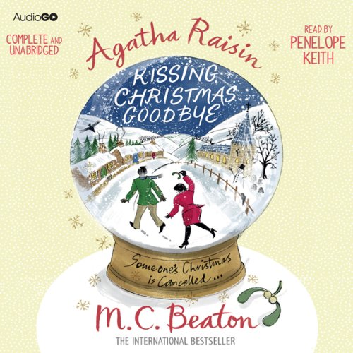 Cover art for Agatha Raisin and Kissing Christmas Goodbye