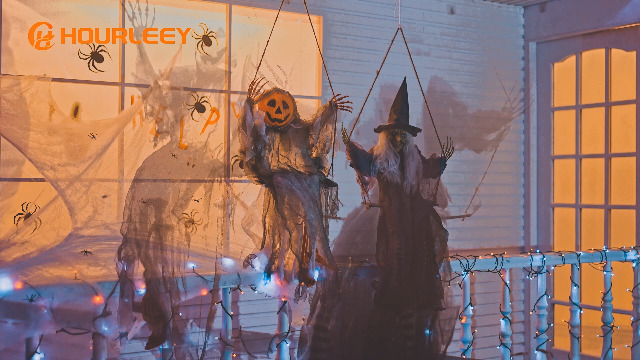 Amazon.com: Hourleey 2 Pack Halloween Decorations Outdoor