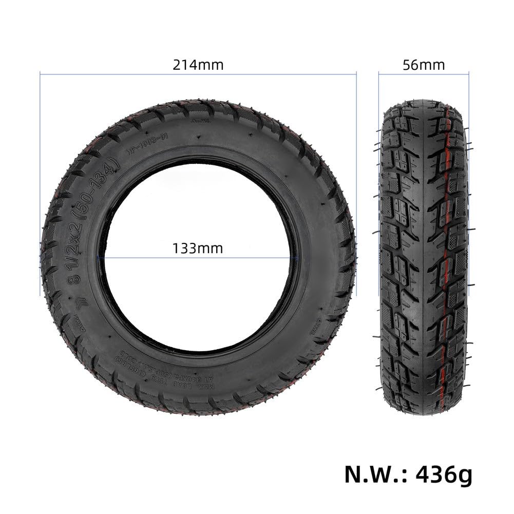 Offroad 8 12 x 2 opony bezdętkowe do skutera elektrycznego Zero 9 z antypoślizgowym profilem