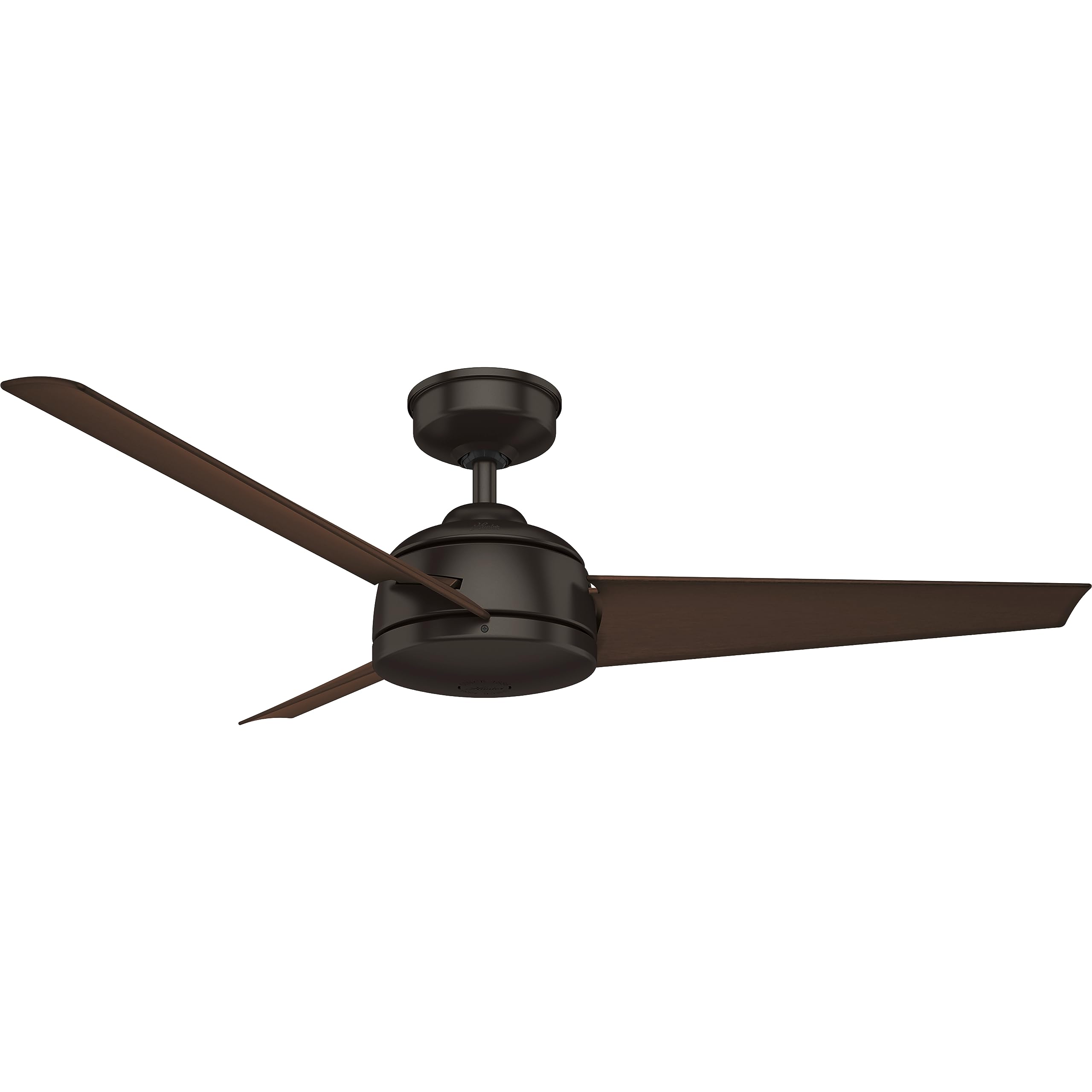 Hunter Fan, Ventilador de Techo y Control de pared para Interiores y Exteriores, Trimaran, 3 Aspas, Color Bronce, 132 cm, Ideal para Verano e Invierno, Modelo 50943