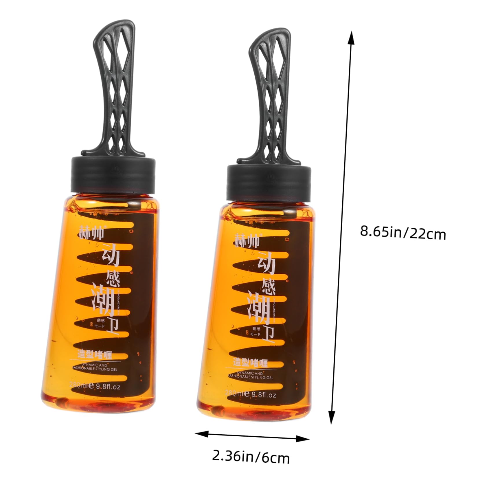 Ipetboom 2 Piezas Peine De Gel Rociar Peluca Hombre Gel De Viaje Para El Cabello Gel Fijador De Cabello Con Peine Gel Para El Cabello 2 En 1 Con Peine Kit De Peinado Brown El Plastico