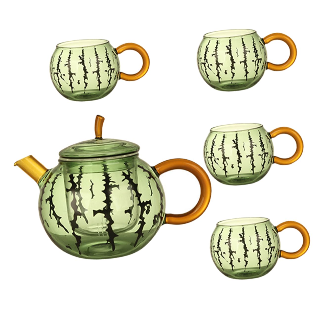 ABOOFAN Tetera De Vidrio Resistente Al Calor Pequeña Con Infusor Para Té Suelto Taza Incluida