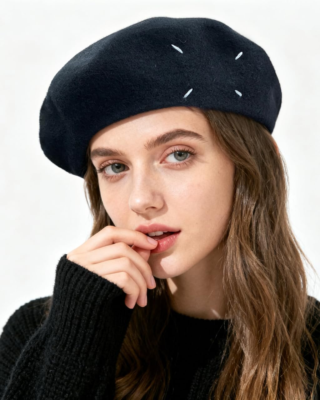 CLAPE French Wool Beret Hat for Women Men Fall Winter Hats Solid Color Beret Cap Warm Artist Painter Hat - Image 3