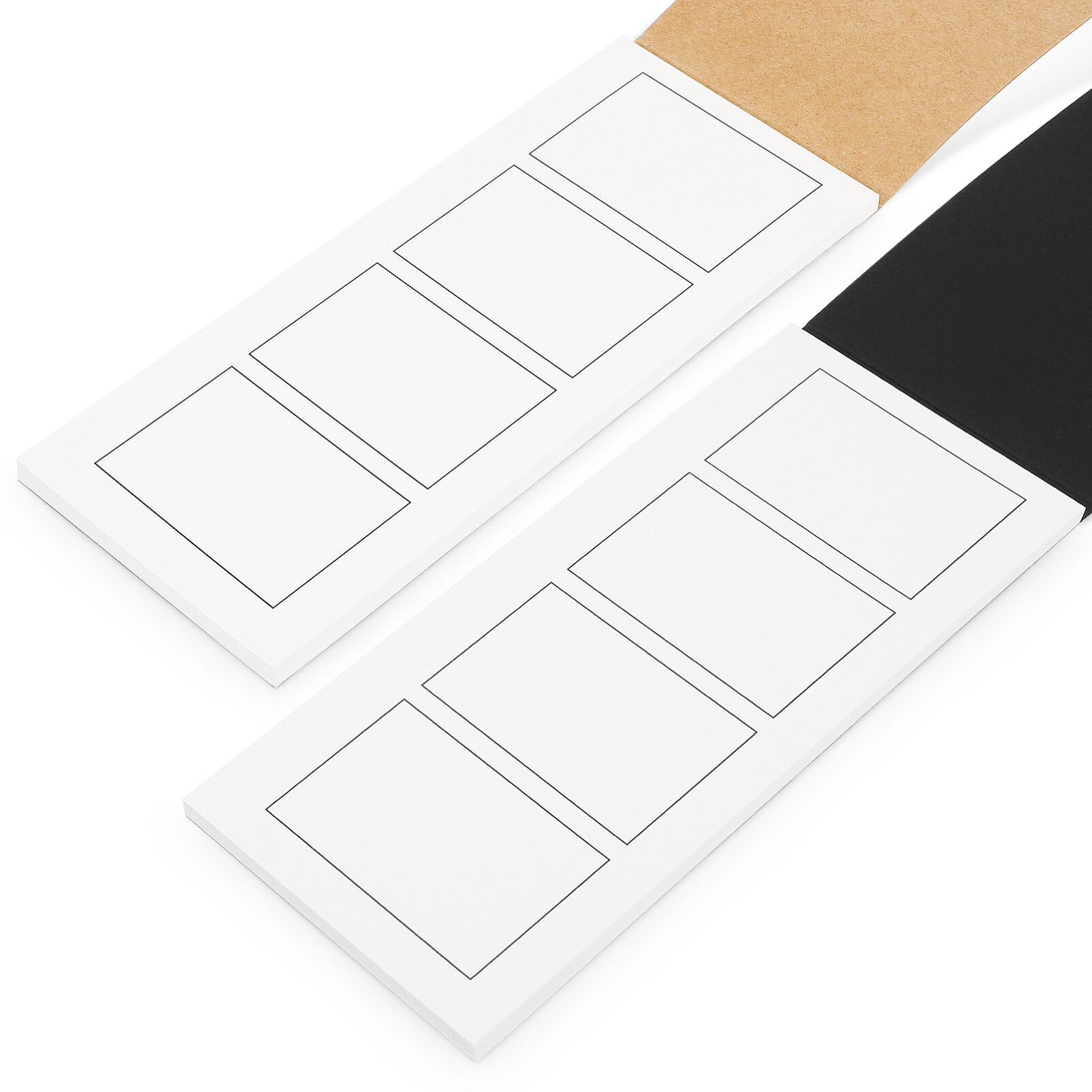 STOBOK Storyboard Memo Pad Small Pocket Notepad with Multiple Squares for Scriptwriting and Story Planning Compact and Portable 2 Cover Colors
