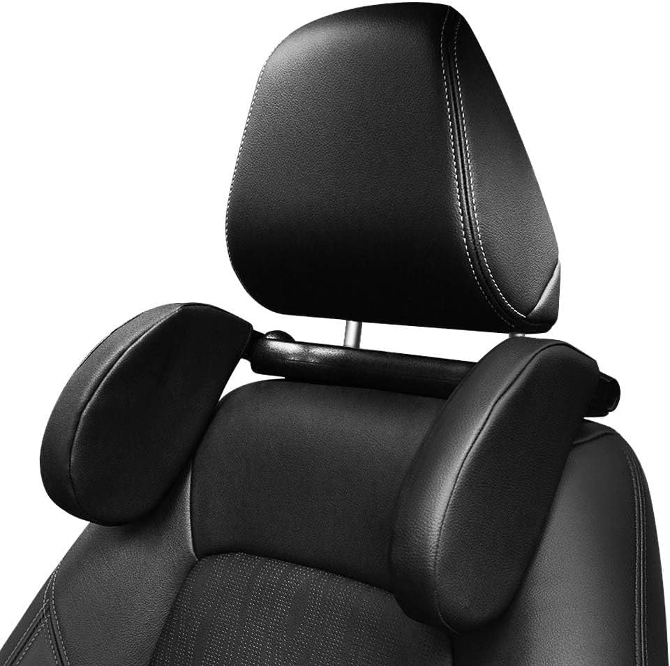 Car Seat Headrest Pillow - Black