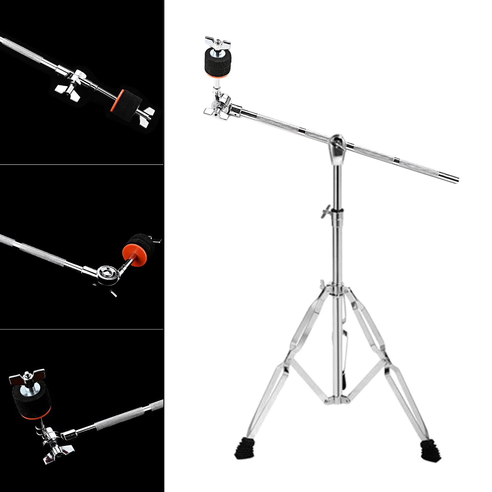 Adjustable Drum Arm Stand Drum Extension Clamp Rod Boom Arm Percussion Instrument Accessories & Sturdy