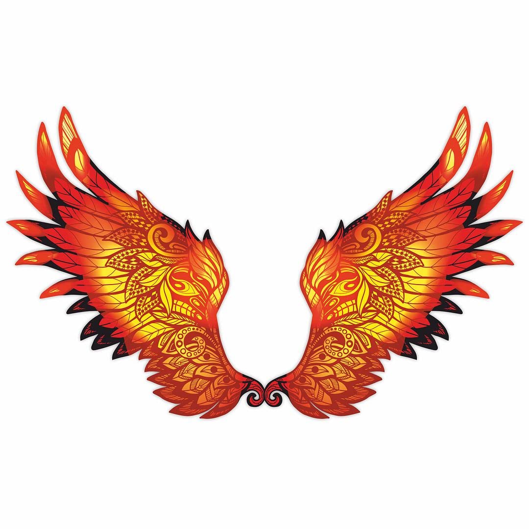 KREEPO Beautiful Red Wings Wall Sticker for Home and Wall Decoration Size (29inchX 48inch) kr7 (B0BMQ5XR1V) Amazon Price History, Amazon Price Tracker