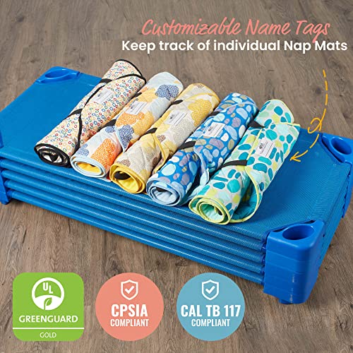 Image of ECR4Kids Nap Mat Companion, Portable Bedding, Teal, 1-Piece
