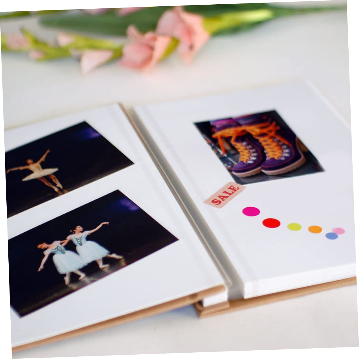 Álbum de Fotos DIY Autoadhesivo de 20 Hojas en Papel Kraft
