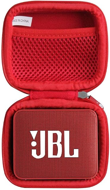 Hermitshell Hard EVA Travel Case for JBL Go2 Portable Bluetooth Speaker(Red)