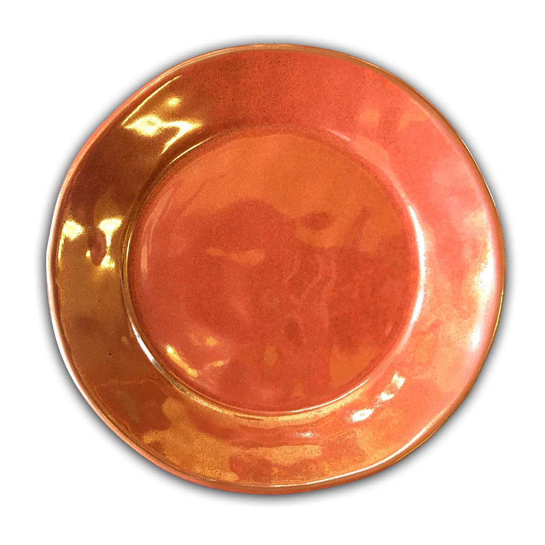 金色と赤色の皿 大中小セット Amazon | ROXY ココア プレートS 16cm おしゃれでポップな取皿 陶器 皿