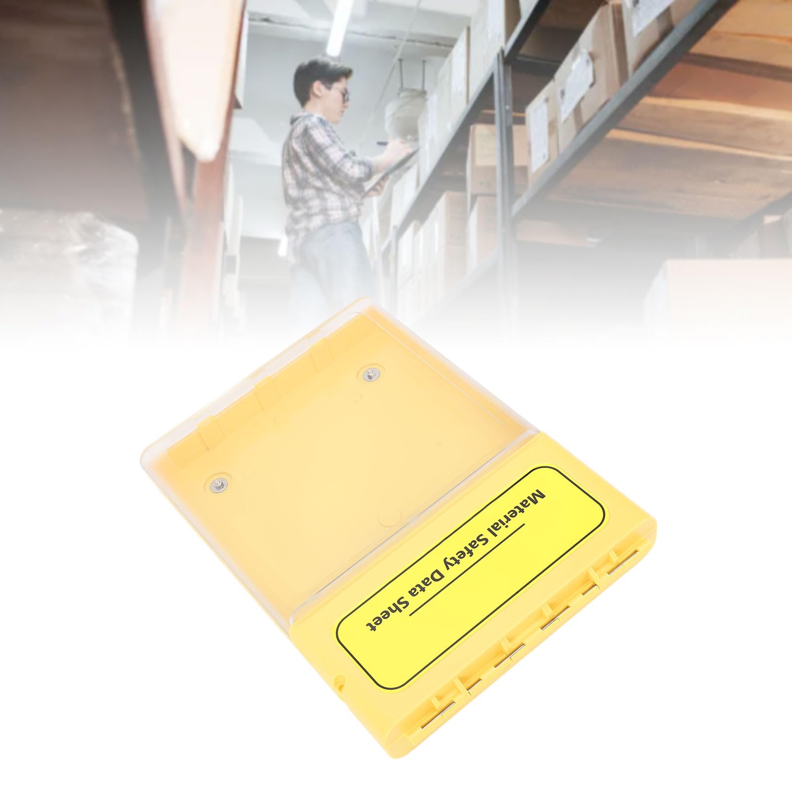 Scatola di archiviazione per documenti visivi Trasparente custodia portatile per progetti di documenti industriali con design antipolvere impermeabile per la salvaguardia dei