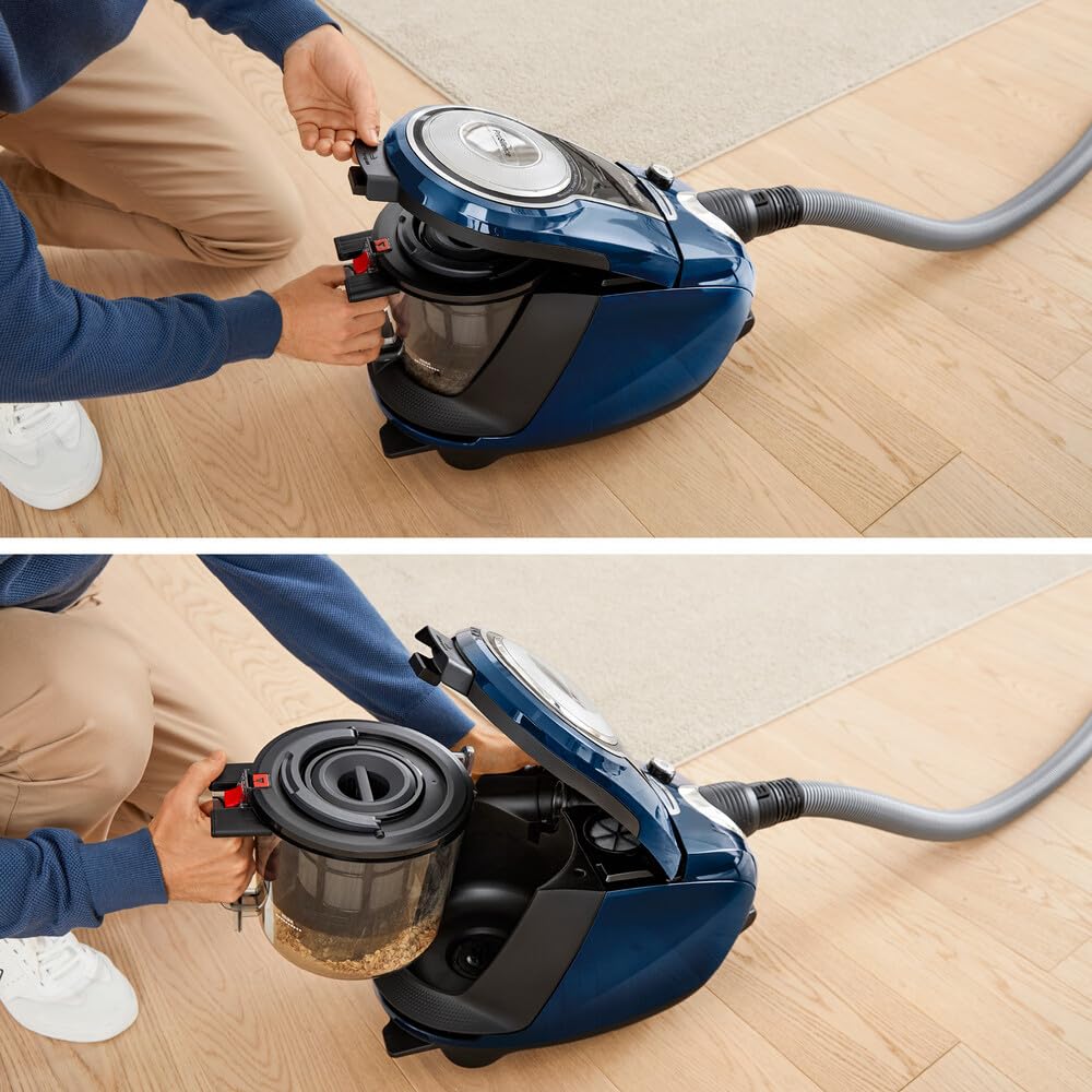 Bosch Sprzęt AGD, odkurzacz bezworkowy, GS70, cichy 68 DB, wydajny, nocny niebieski, BGS7RCL