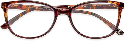 Miniatura 4 de Foster Grant Karleen Pop of Power - Gafas de lectura estilo bifocal, luz azul, ojo de gato