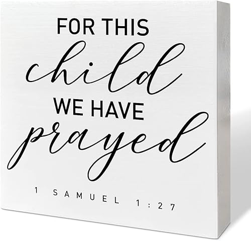 Miniatura 6 de Escritorio de guardería de madera para niña, decoración con texto en inglés "Fearfully and Wonderfully Made", decoración de las Escrituras para