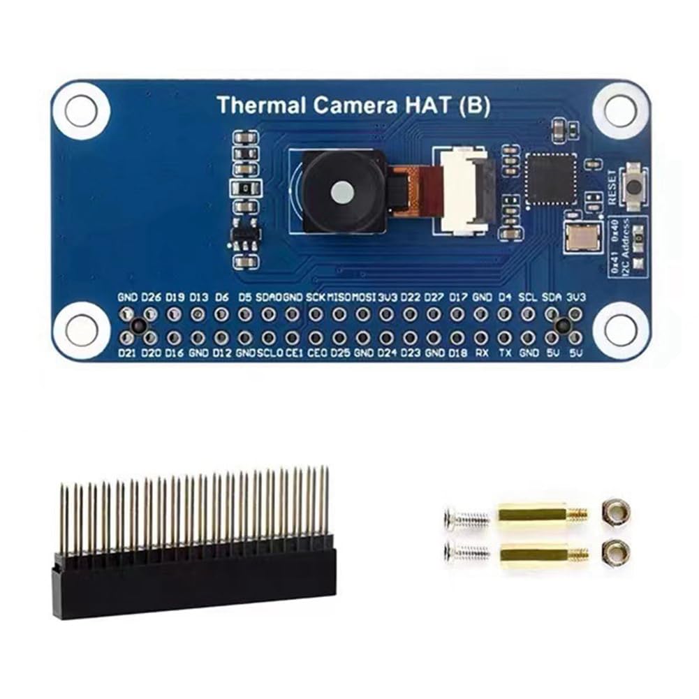 Kamera termowizyjna HAT (B) Moduł kamery termowizyjnej na podczerwień 40PIN GPIO 80 × 62 piksele Kąt widzenia 90°