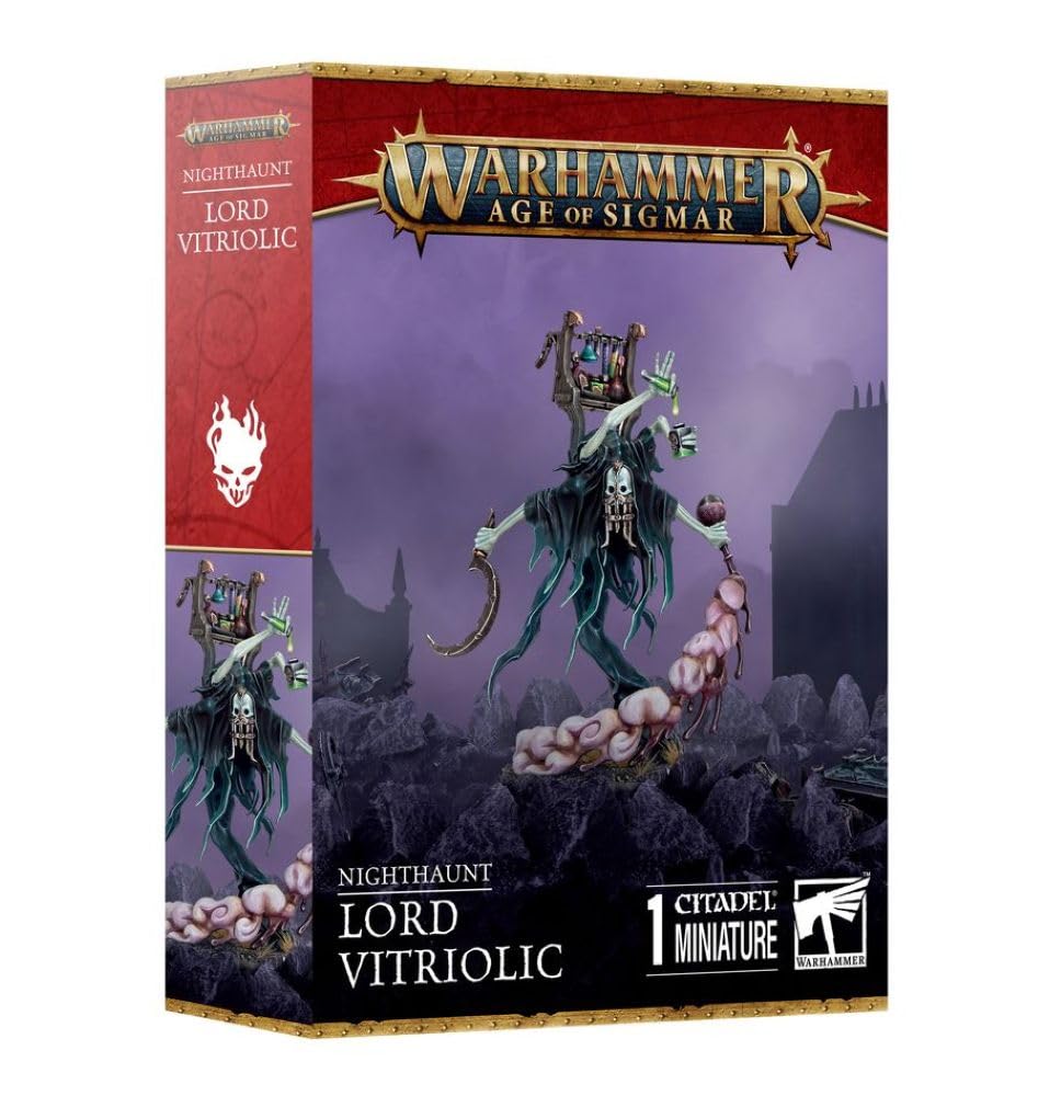Games Workshop - Warhammer - Age of Sigmar - Nighthaunt: Lord Vitriolic, Multicolor, Medium to Large