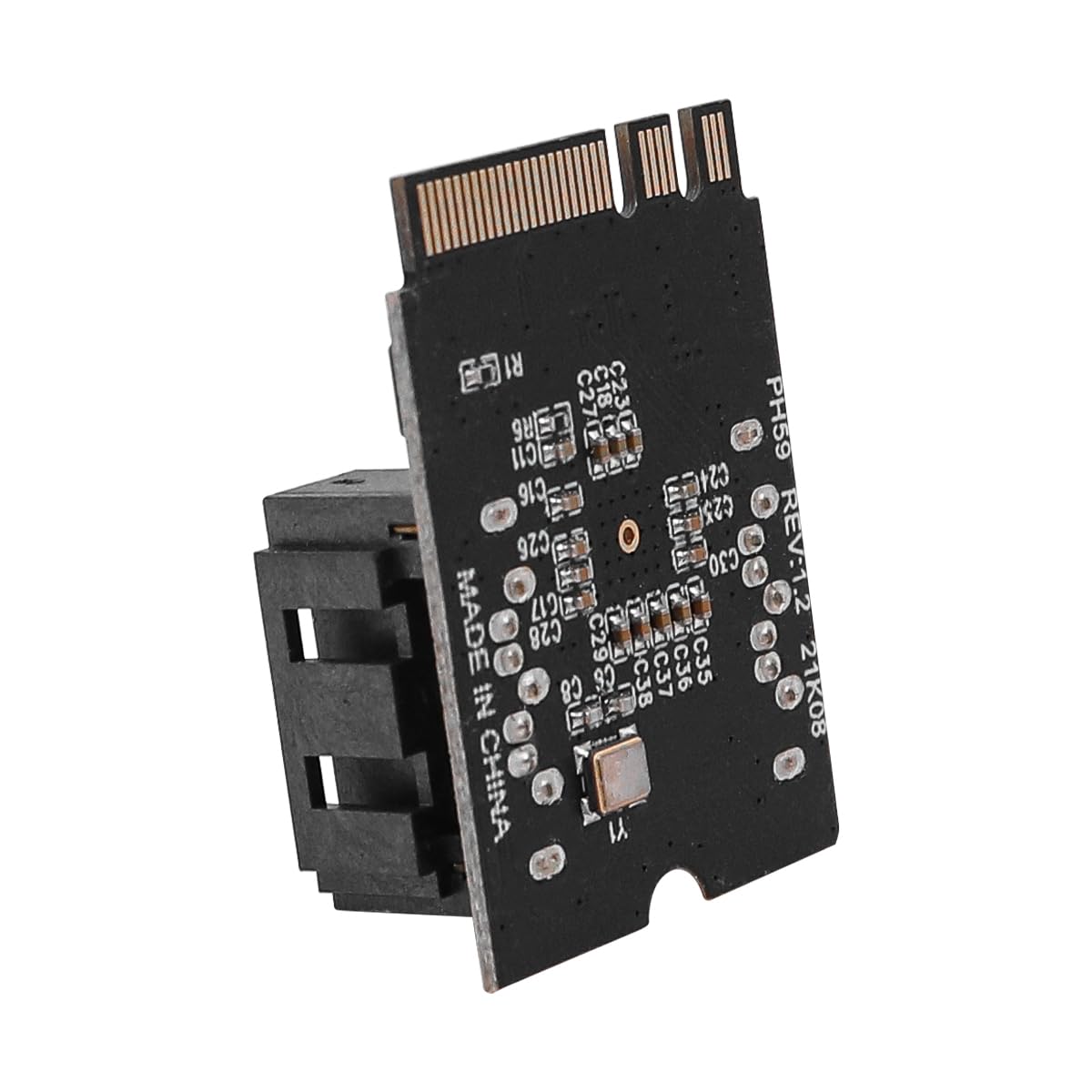 POFET NGFF Key A+E PCI Express do SATA 3.0 6 Gbit/s Dual Port Adapter Konwerter Karta rozszerzenia dysku twardego
