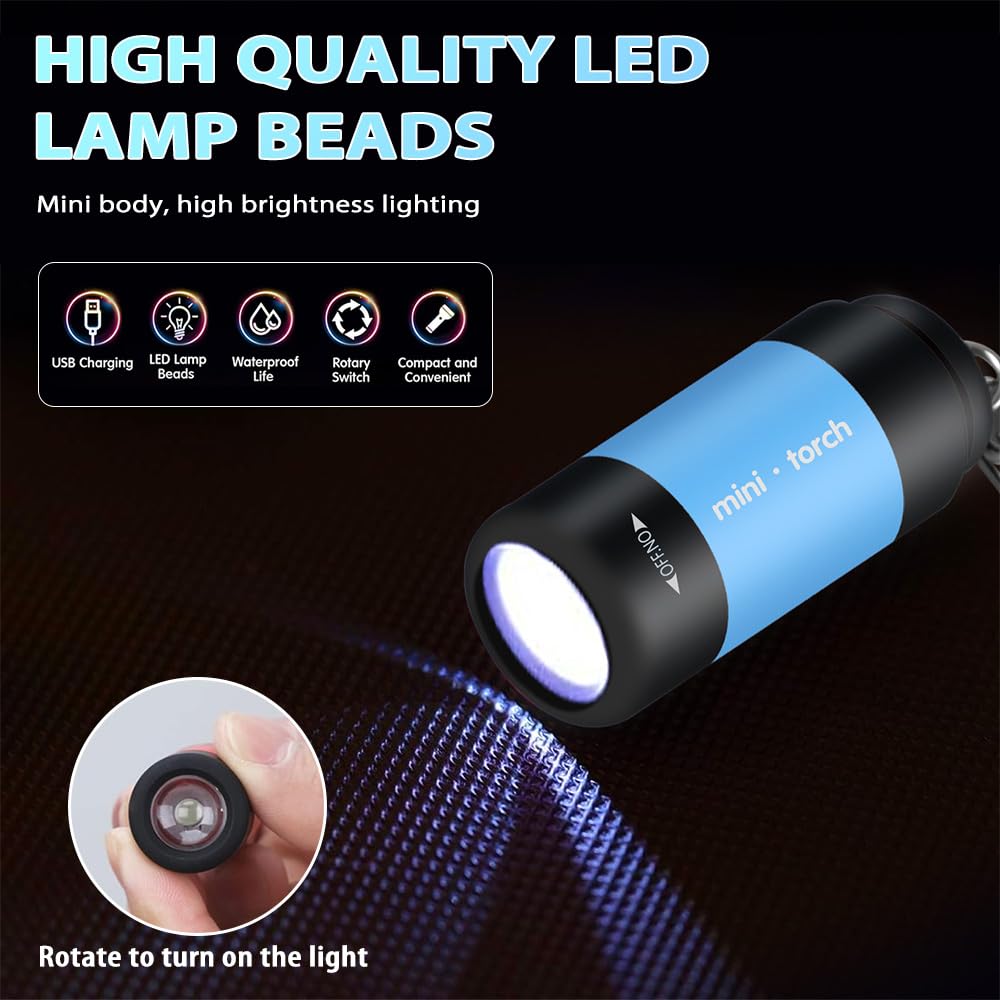 Torcia LED ricaricabile tramite USB da 3000 lumen - Torcia con zoom super potente - Campeggio