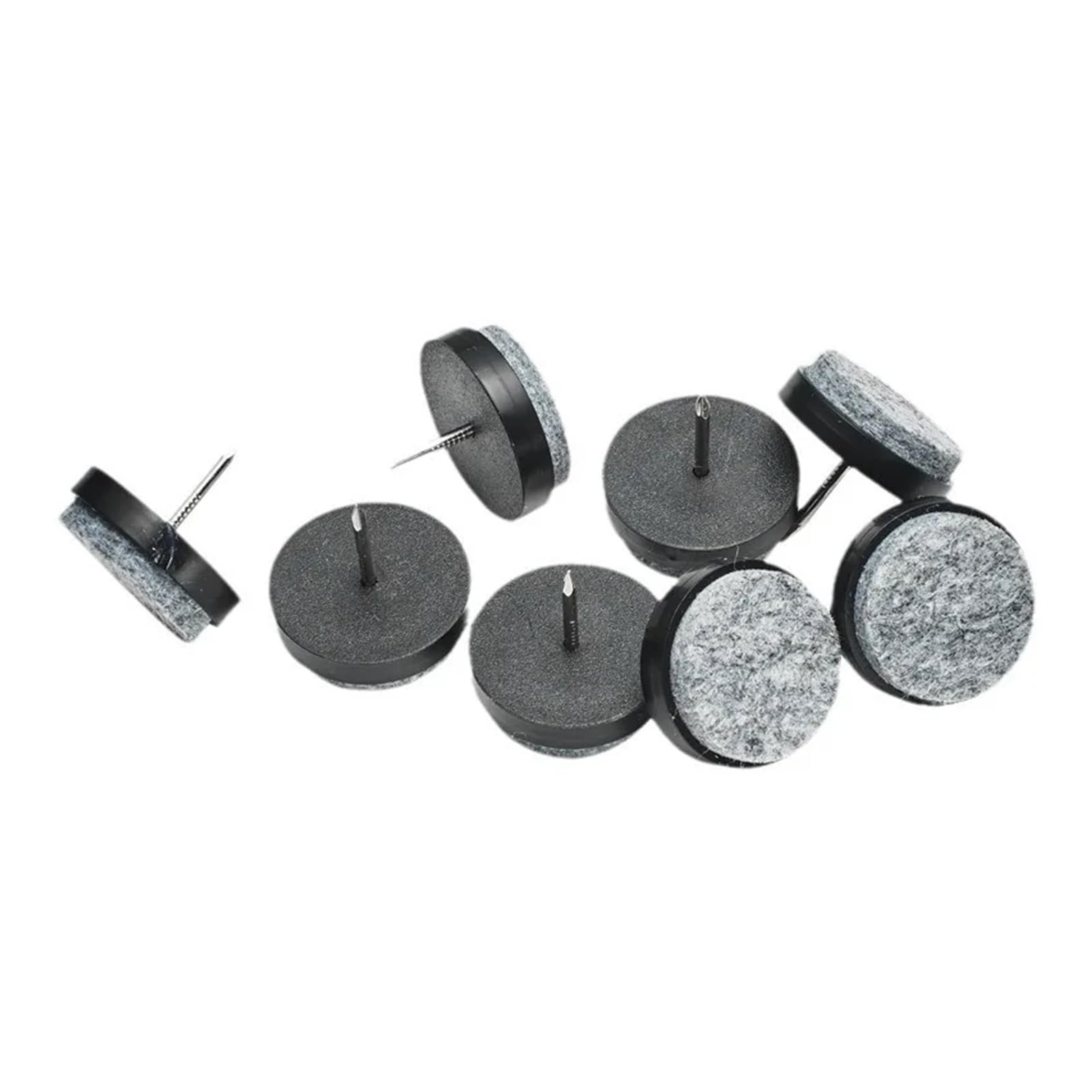 Protectores de suelo para patas de silla, paquete de 30 unidades, almohadillas de fieltro, antideslizantes, protectores de uñas para muebles, mesa de muebles de 18 mm/20 mm/22 mm/24 mm/28 mm (D25