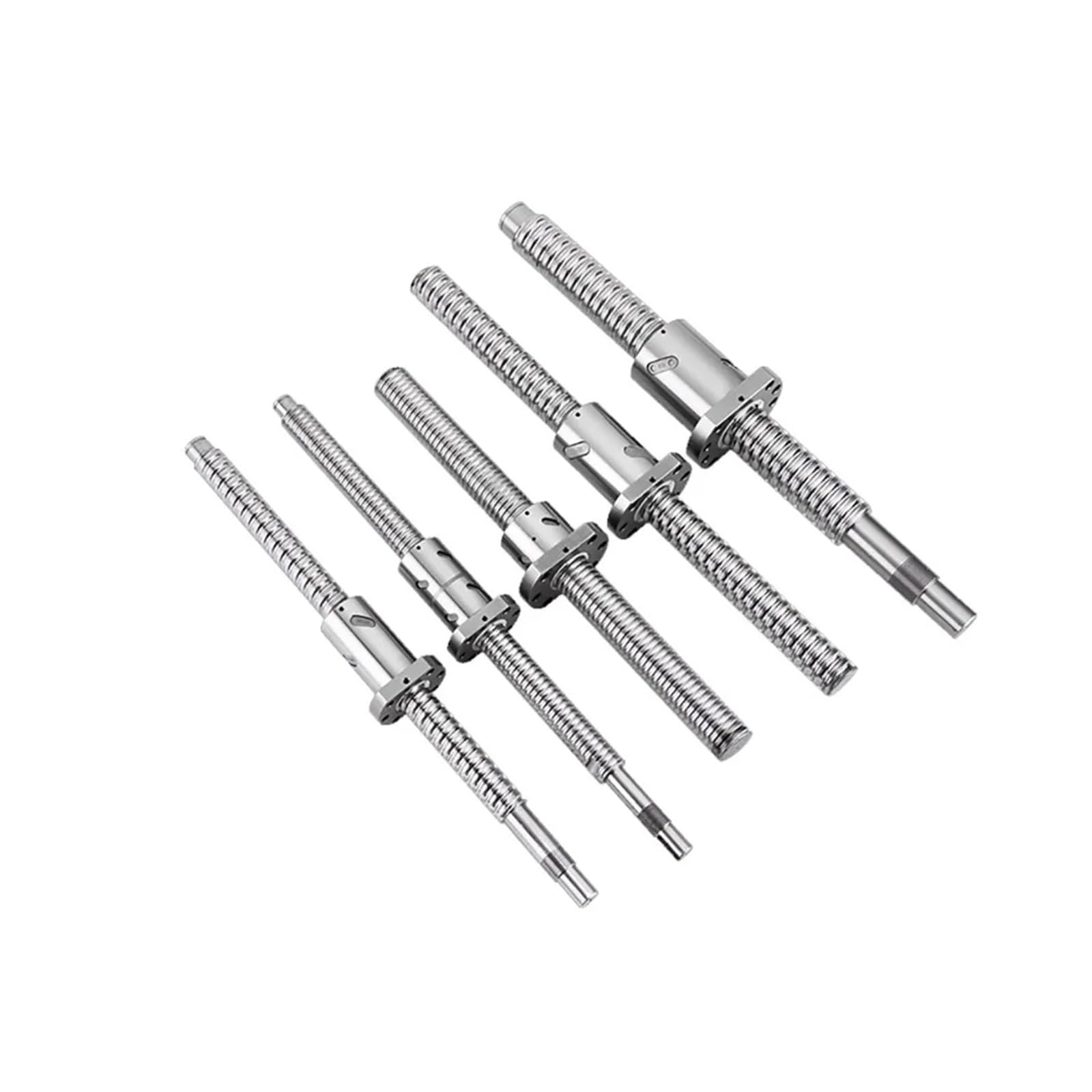 Metal Ball Screw nut SFK1002Miniature Ball Screw SFK1002 60mm-260mm C7 Roller Ballscrew with Single Ball Nut for CNC Parts(260mm)