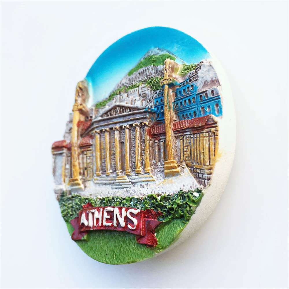 Alacati Grecia Magnete da frigorifero Città Trvavel Souvenirs Fatti a