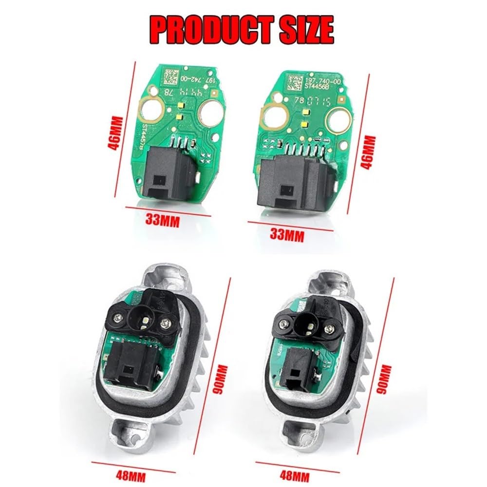 Unità controllo faro per 1 Series F20 F21 LCI 2014-2019 (4 pezzi Bianco)