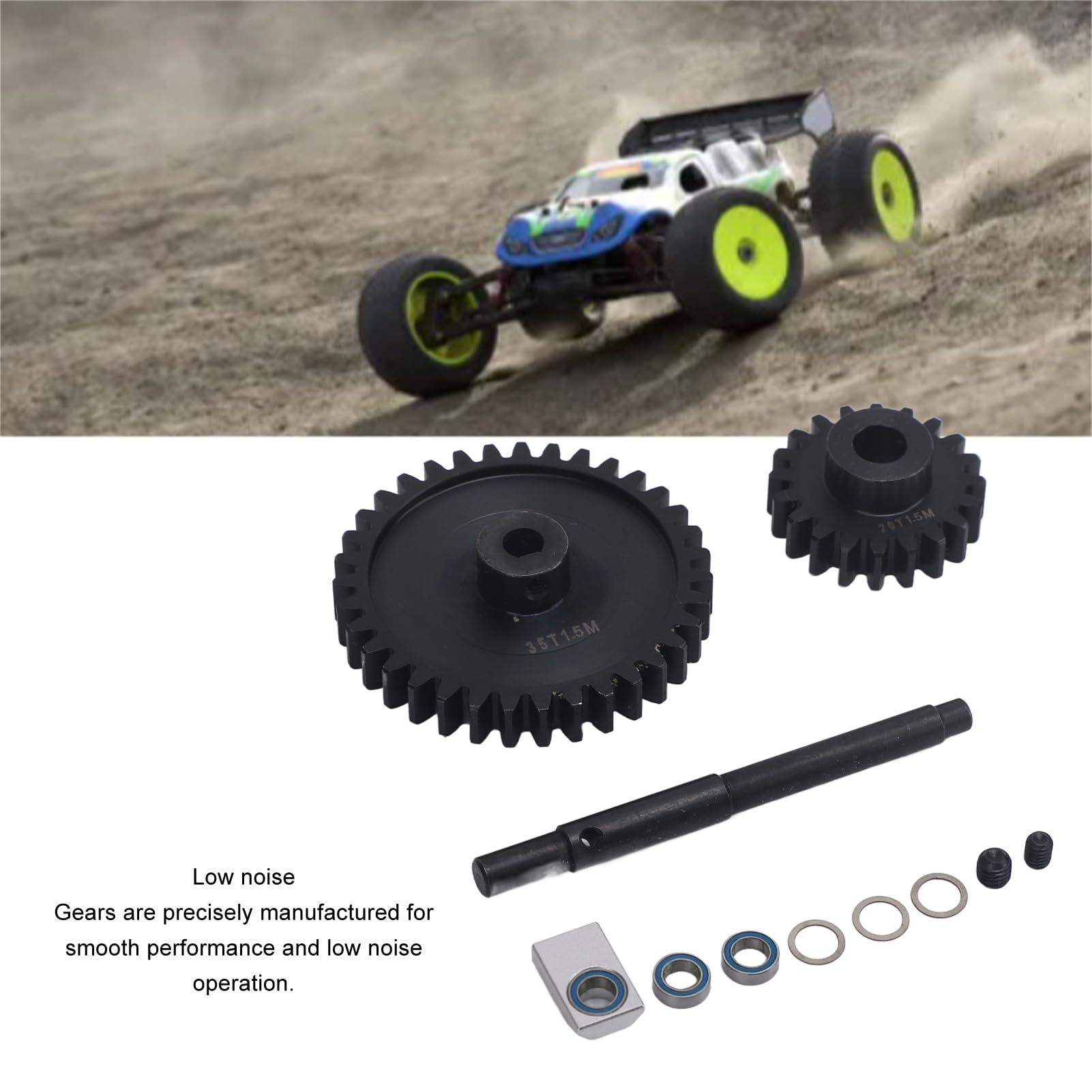 Kit de Engranaje Recto de Piñón para Coche XRT RC, 20T 35T