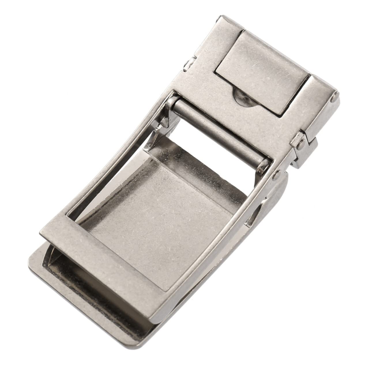 SMASOLO 2pcs Automatic Alloy Buckle for Mens Belts Stylish Ratchet Design for Business and Formal Occasions Compatible Straps