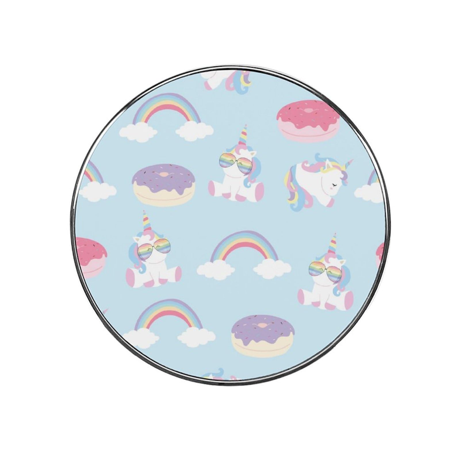 Rainbow Unicorn Alloy Fridge Magnet For Office Cabinet Refrigerator Whiteboard Photo
