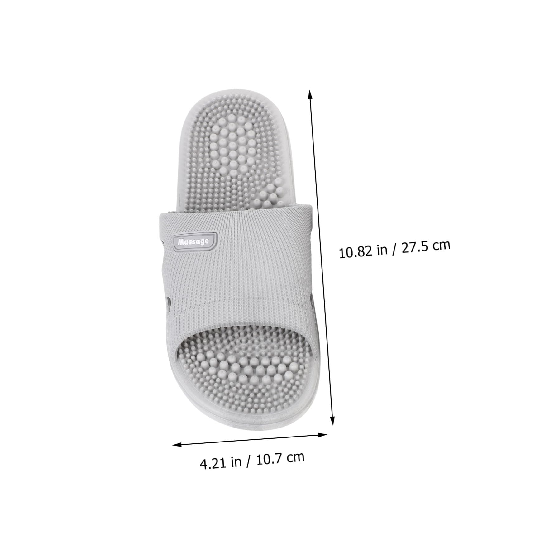 Ciabatte Estive Antiscivolo da Casa Massaggio Plantare in Pvc Taglia 42-43, Design Semplice per Famiglia e Ospiti in Hotel o Casa