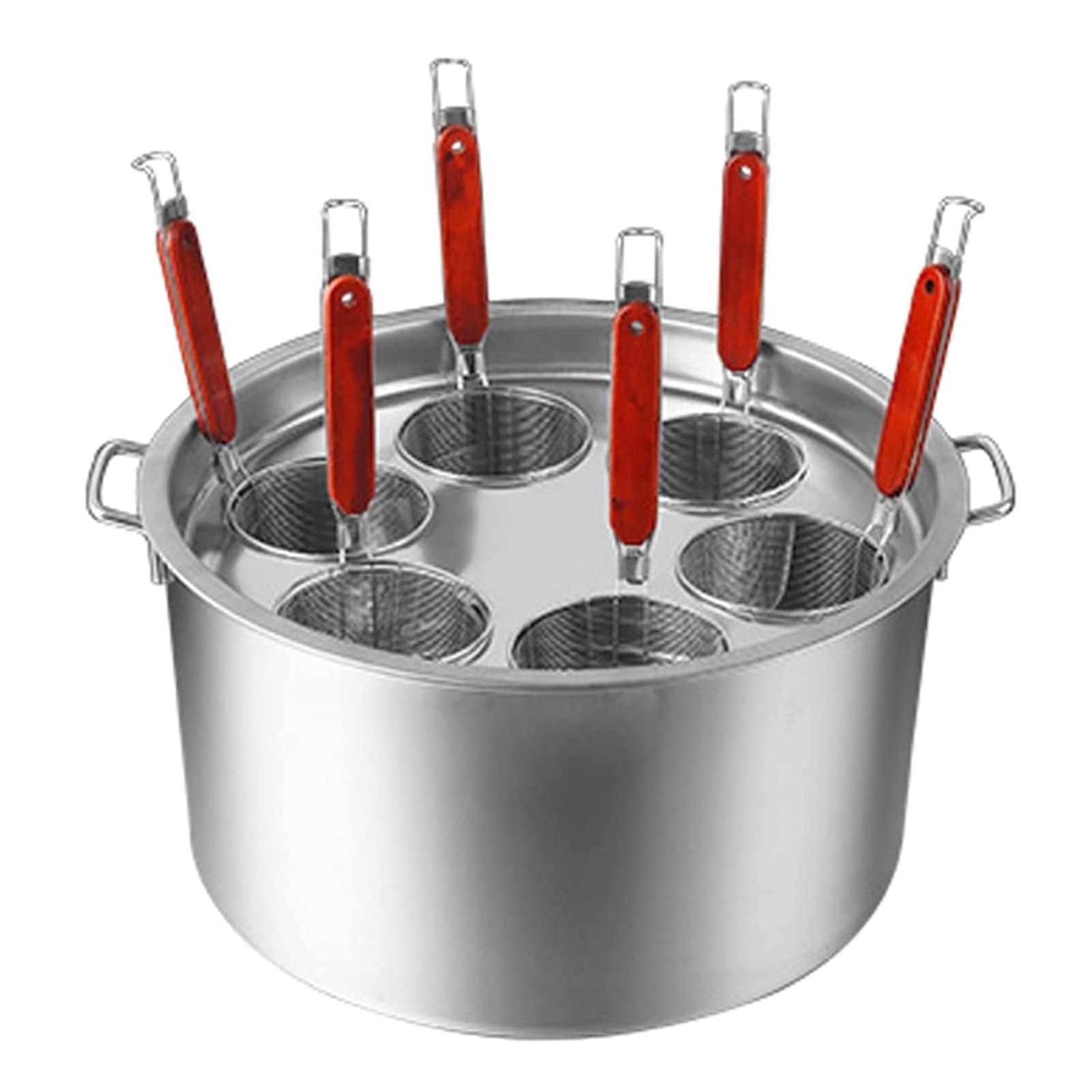 Juego De Insertos Para Cocina De Pasta, Olla Para Cocinar Pasta Con 3/4/5 Orificios Con Colador Y Colador, Material De Acero Inoxidable Y Gran Capacidad, Para Cocinar Fideos, Pasta, Albóndigas