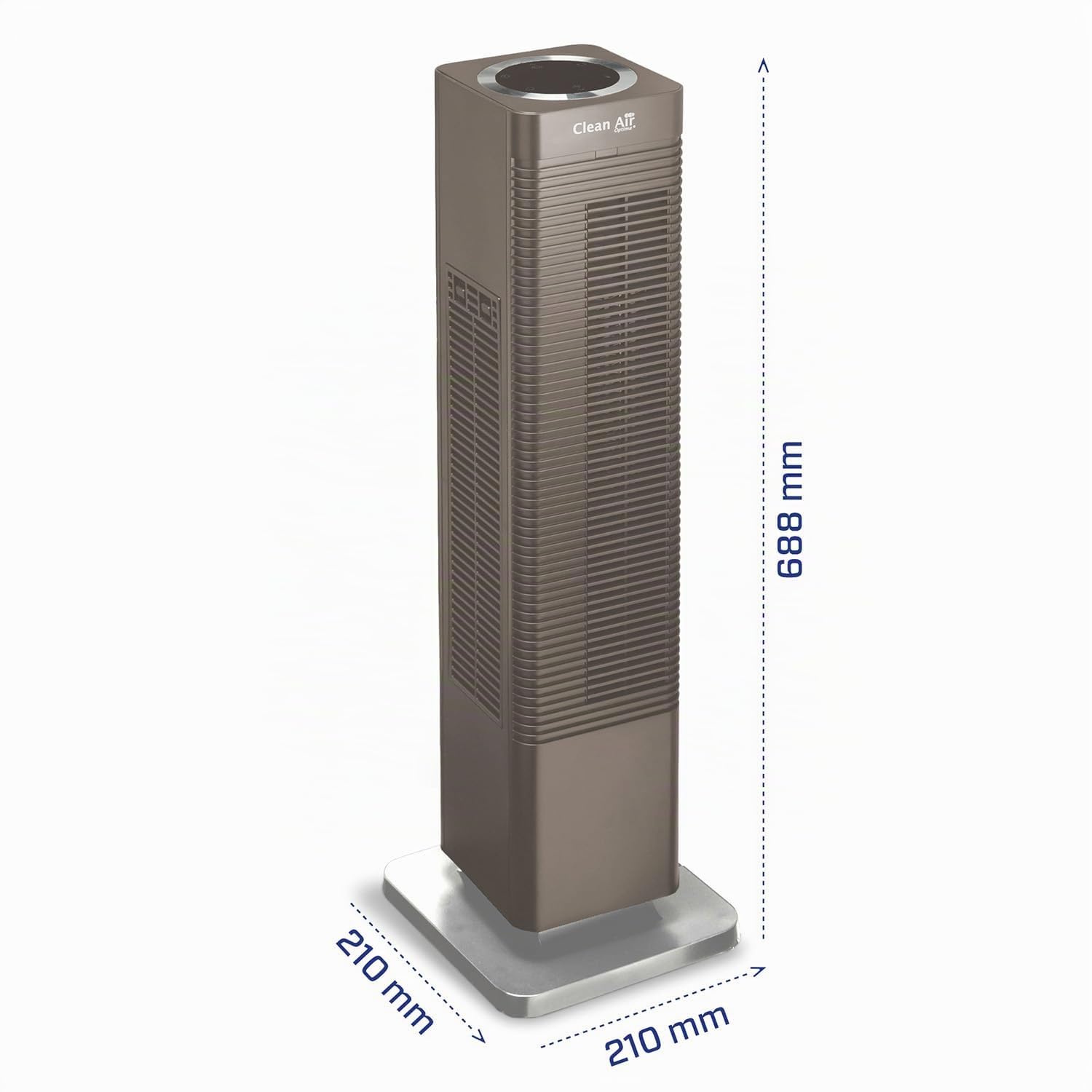 Clean Air Optima CA-904 Smart 2in1 Design Heizlüfter Heizen Kühlen 1000/2000 Watt Digitaler Thermostat 15-35°C Oszillation 80º bis 40m²/100 m³ Kupfer