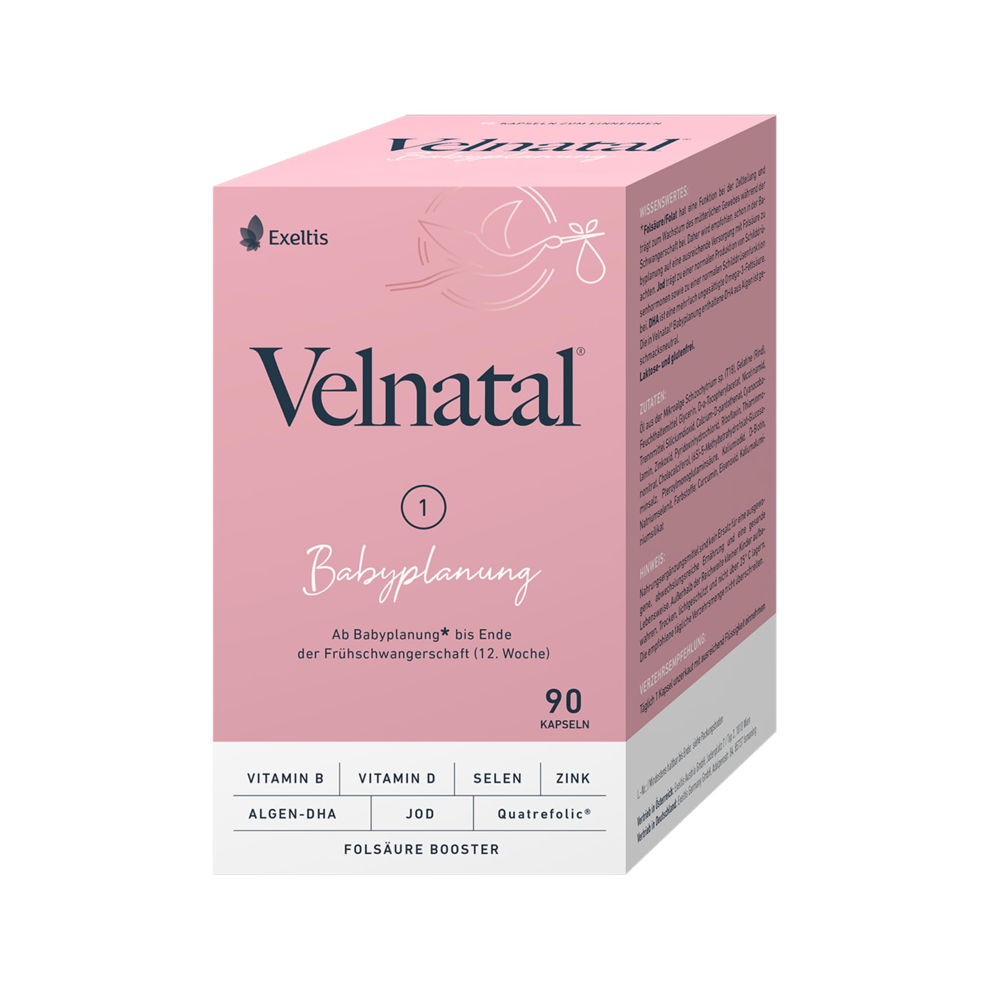 Velnatal Babyplanung Weichkapseln 90 St