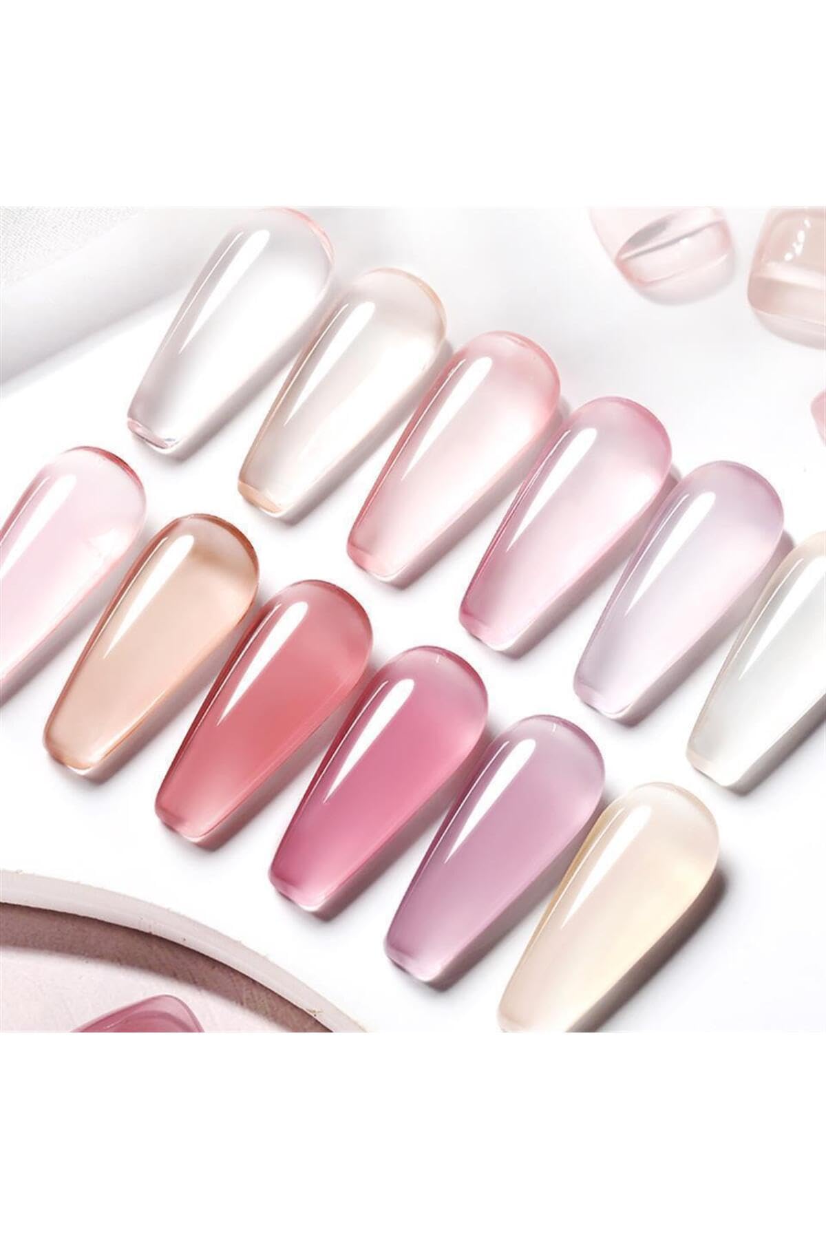 Born Pretty 10Ml Jelly Nude Seri Kalıcı Oje Jn19 (56347) 3789