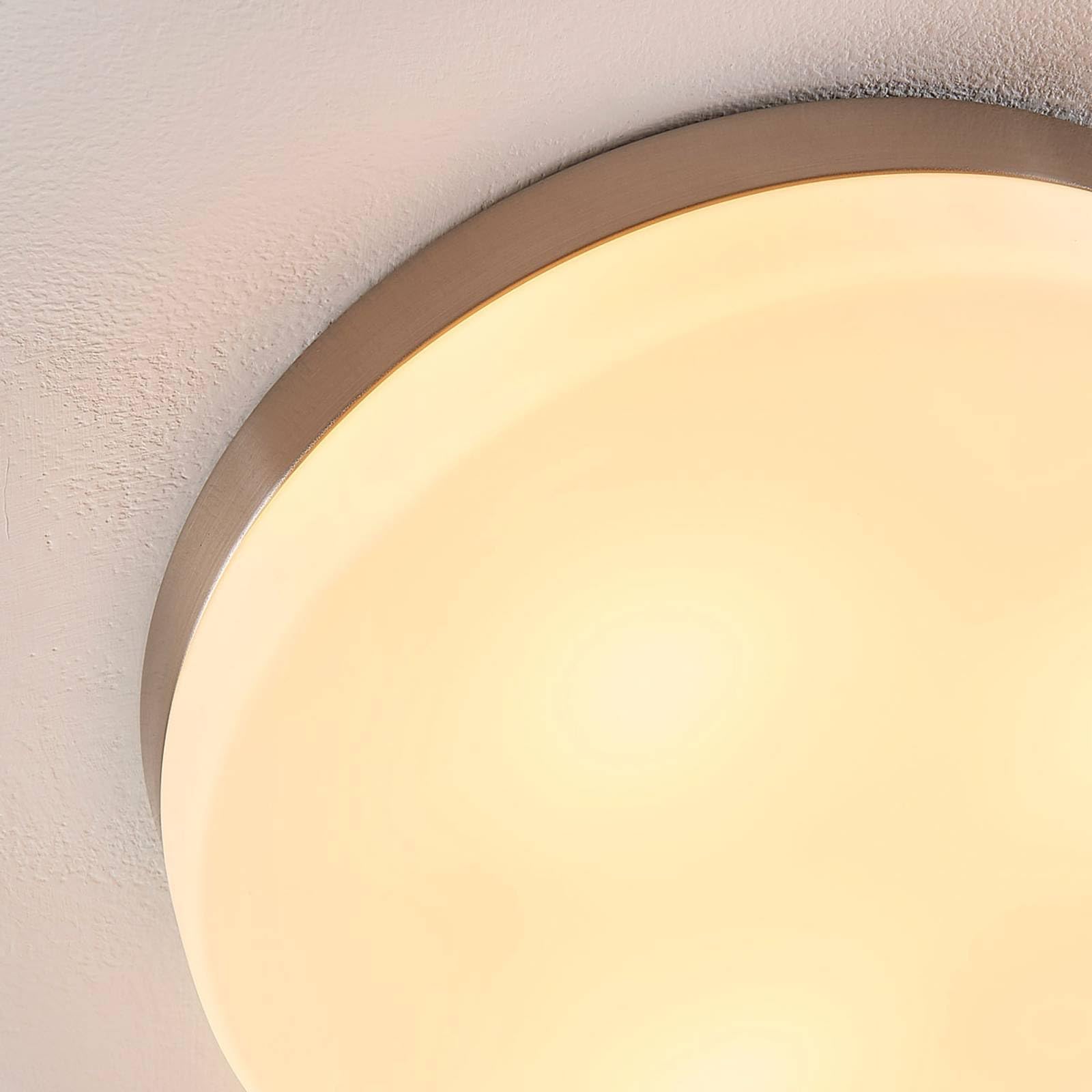 Lindby Deckenlampe Amilia (spritzwassergeschützt (Modern) aus Glas (3 flammig, E27) - Bad Deckenleuchte Lampe Badezimmerleuchte