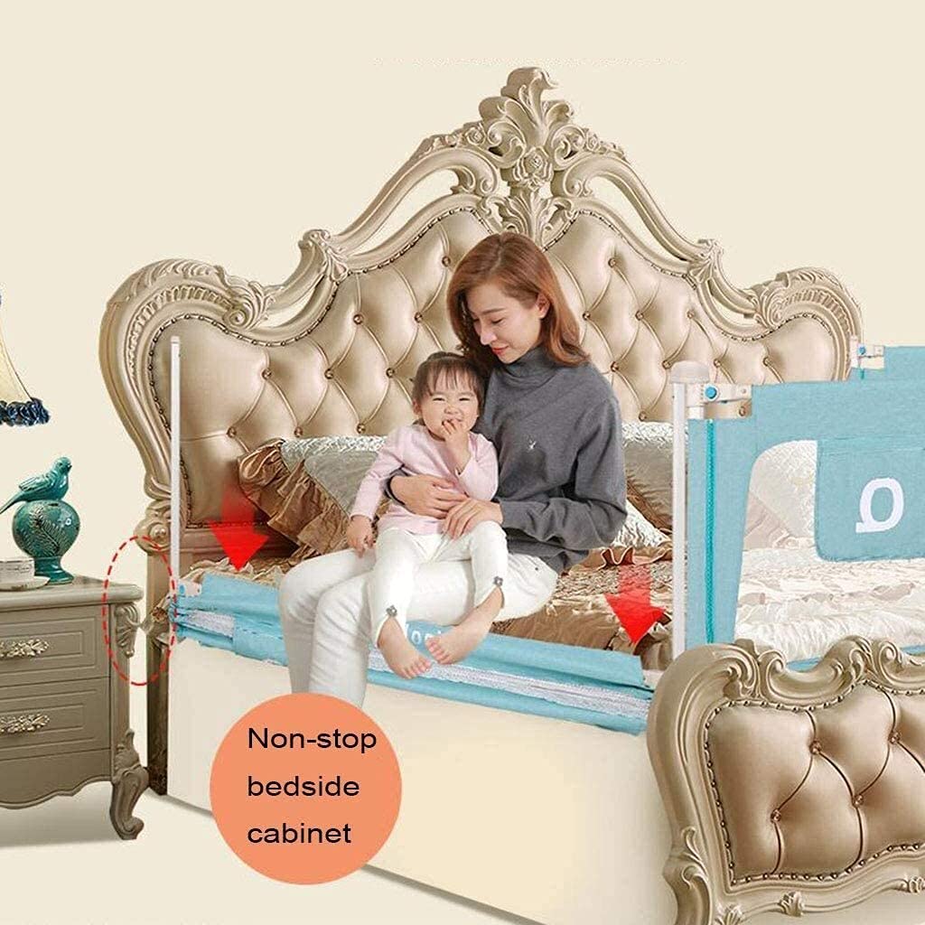 Riel de Cama para corralito de bebé para niños pequeños Barandilla de Cuna Barandilla de Seguridad de Cama con elevación Vertical Valla de Seguridad para Dormir Seguro Riel de Cuna