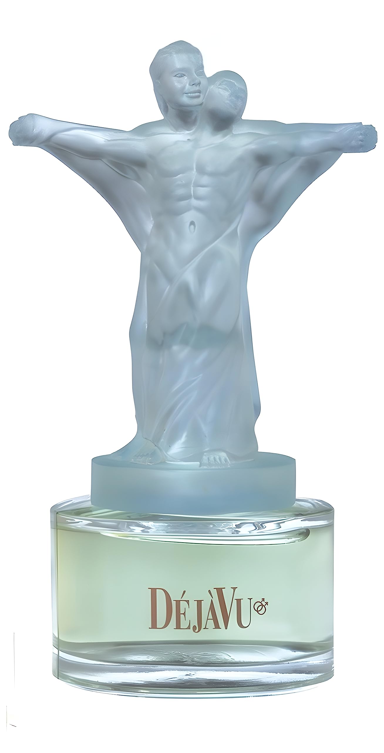 déjà-vu Gay Herren Eau de Toilette herb-raffiniert 60 ml Luxus Nischenduft | Extravaganter Duft mit Männer-Skulptur