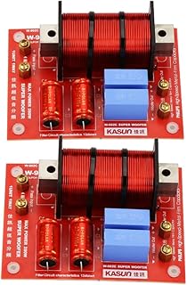 JINGERL 280W Super Bass 1 Way HiFi Crossover Deep Bass Subwoofer Frequency Divider Woofer Subwoofer Speaker Filter 150Hz 4Ohm 300Hz 8Ohm (Size : 2 Pieces)