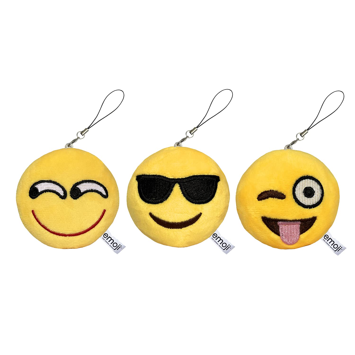 EvZ Emoji Iconic Emoticon Cushion Stuffed Plush Cute Soft Keychain