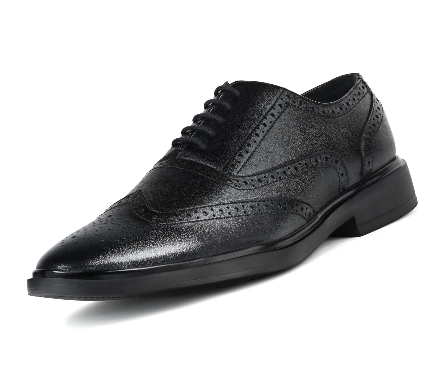 Jet Black Lightweight Brogue Shoe | Formal Shoes for Men | LSFXBGJB-image-45