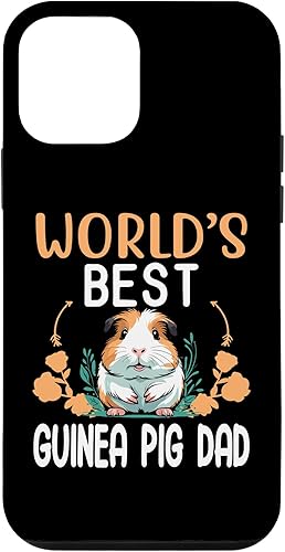 Miniatura 1 de iPhone 12 mini Adorable Guinea Pig Lover's "World's Best Guinea Pig Dad" Case