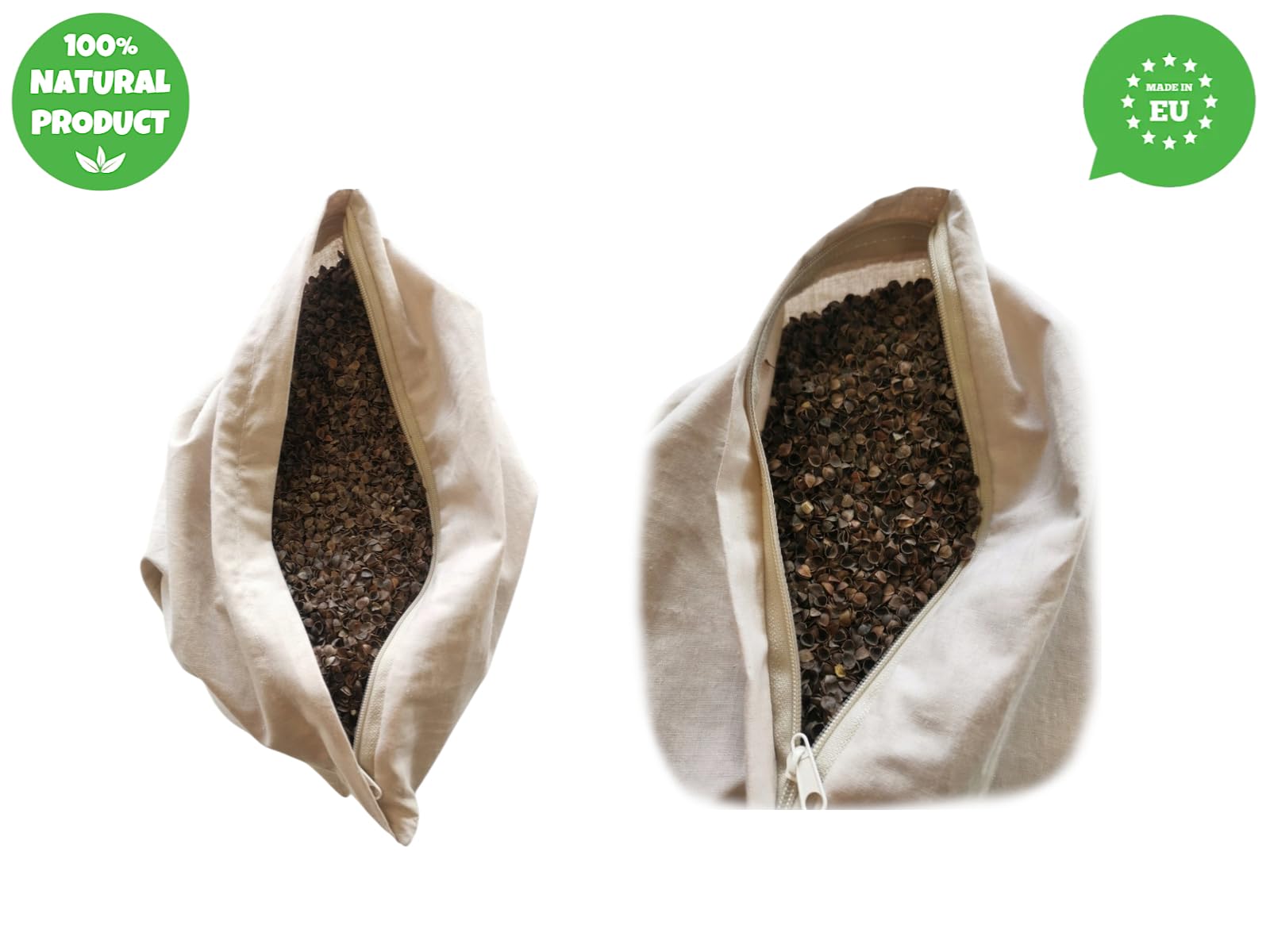 Bucce Di Grano Saraceno Per Imbottitura - 10 Kg, Naturali, Ipoallergeniche, Antimicrobiche, Per Cuscini E Materassi - Foto 4