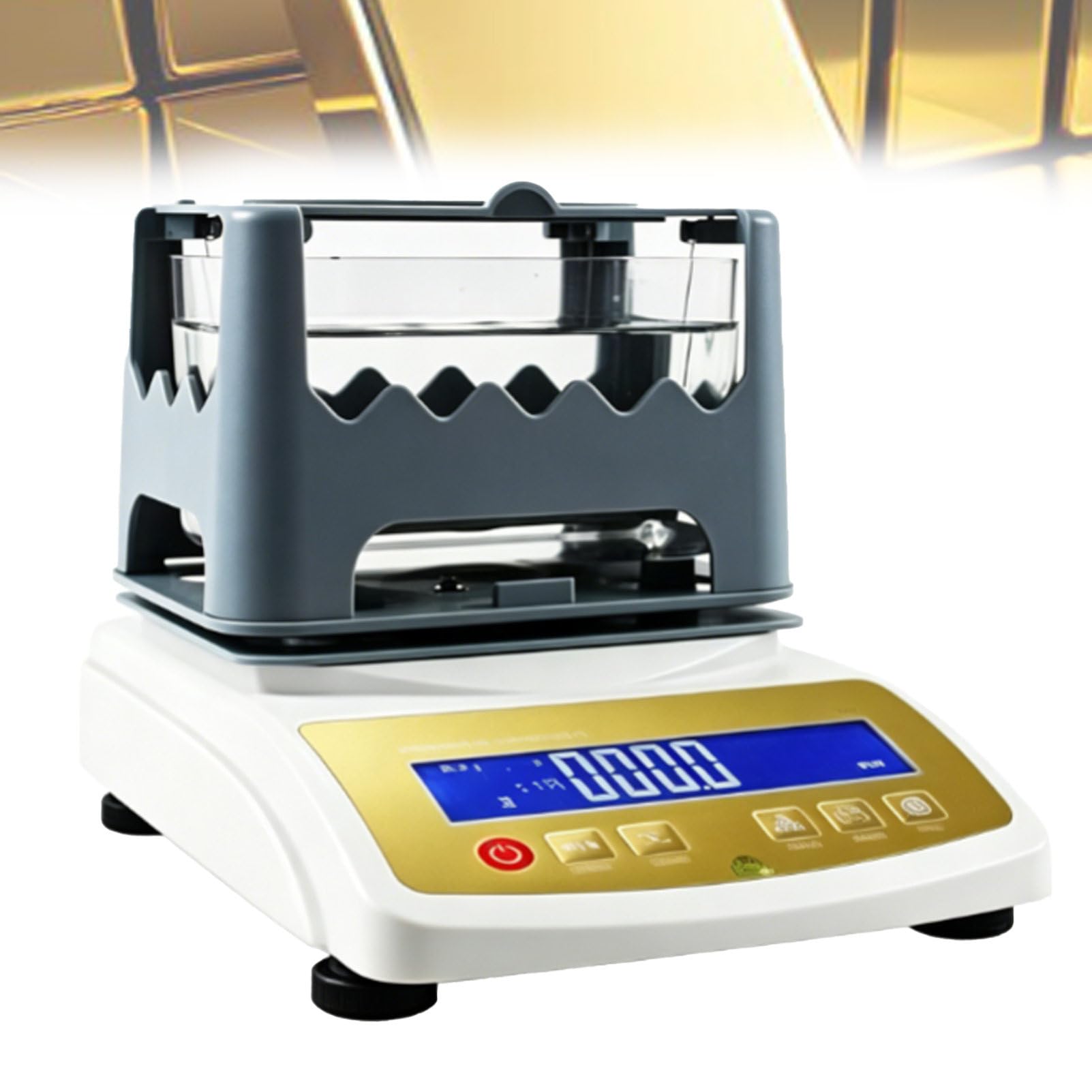 Pvxa Gold Purity Testing Machine, Gold Purity Analyser, Gold Silver Testing Machine, Precious Metal Testing Kit, 0.001g/cm³ Precision, for Gold, Platinum, Palladium 600K