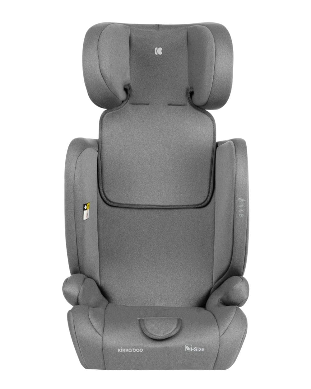 Kikkaboo, siège enfant i-Cross i-Size (76-150cm) Isofix Top Tether appui-tête, coloris:gris